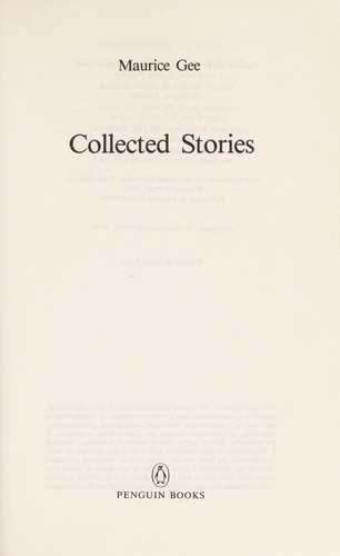 Cover for Collected stories