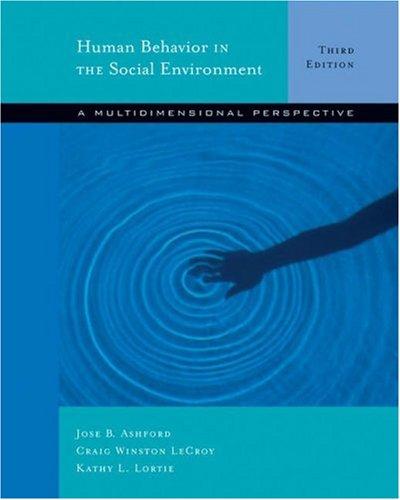 Cover for Human Behavior in the Social Environment