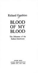Cover for Blood of my blood