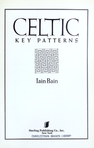 Cover for Celtic key patterns