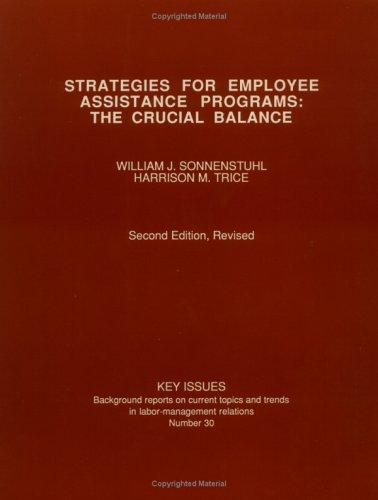 Cover for Strategies for employee assistance programs