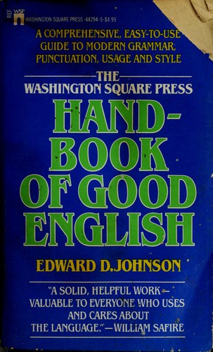 Cover for The Washington Square Press handbook of good English
