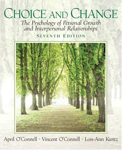 Cover for Choice & change