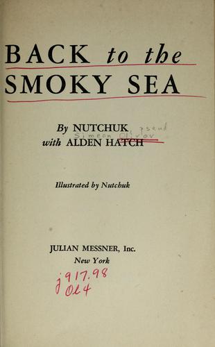 Cover for Back to the smoky sea