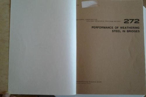 Cover for Performance of weathering steel in bridges