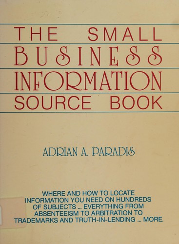 Cover for The small business information source book