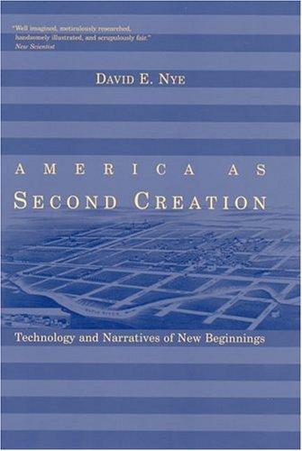 Cover for America as Second Creation