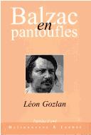 Cover for Balzac en pantoufles