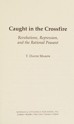 Cover for Caught in the crossfire