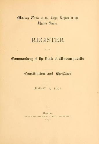 Cover for Register ...