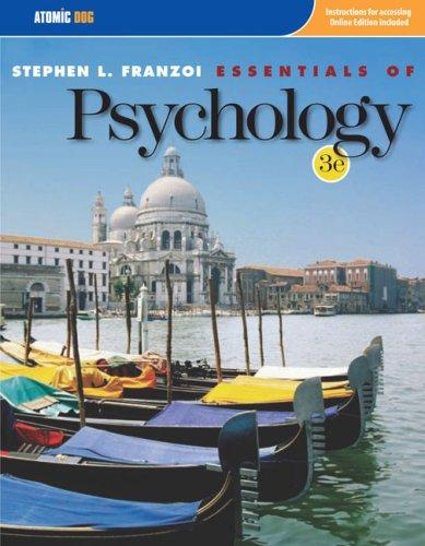 Cover for Essentials of Psychology