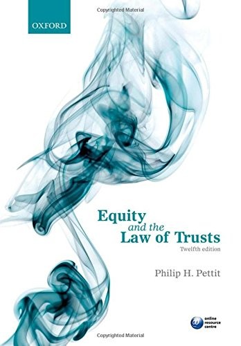 Cover for Equity and the Law of Trusts