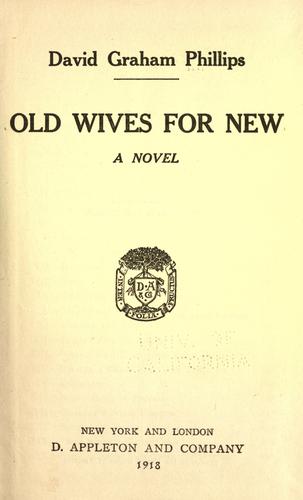 Cover for Old wives for new