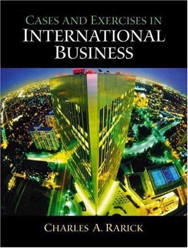 Cover for International Business