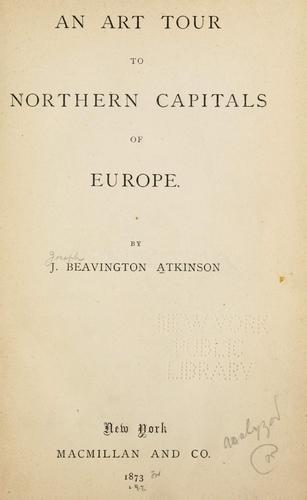 Cover for An art tour to northern capitals of Europe