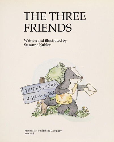 Cover for The three friends