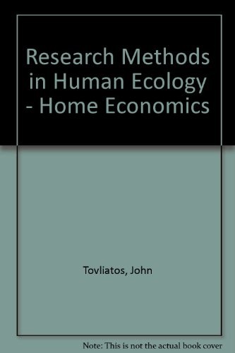 Cover for Research methods in human ecology/home economics