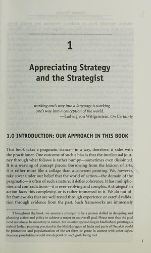 Cover for Strategic thinking