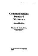 Cover for Communications standard dictionary