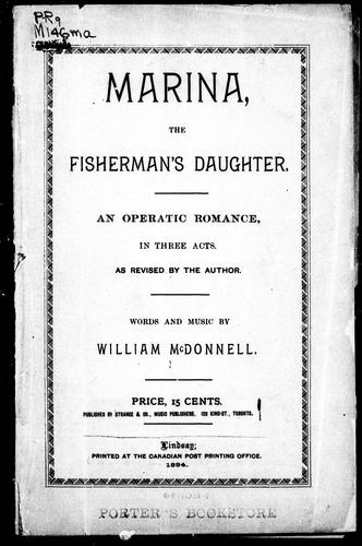 Cover for Marina, the fisherman's daughter