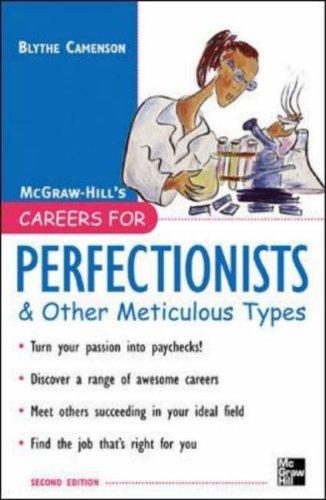 Cover for Careers for Perfectionists & Other Meticulous Types, 2nd Ed. (Careers for You Series)