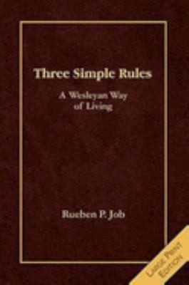 Cover for Three Simple Rules Large Print