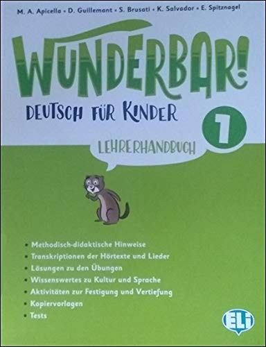 Cover for Wunderbar! Level 1-Teacher's Guide with Audio CD's