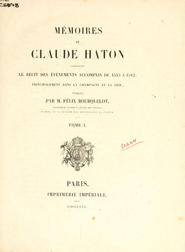 Cover for M©Øemoire
