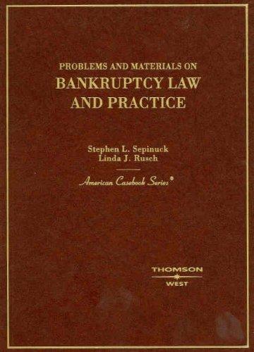 Cover for Problems and Materials on Bankruptcy (American Casebook Series)