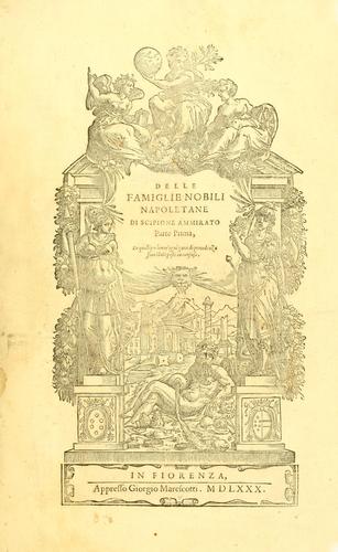 Cover for Delle famiglie nobili Napoletane