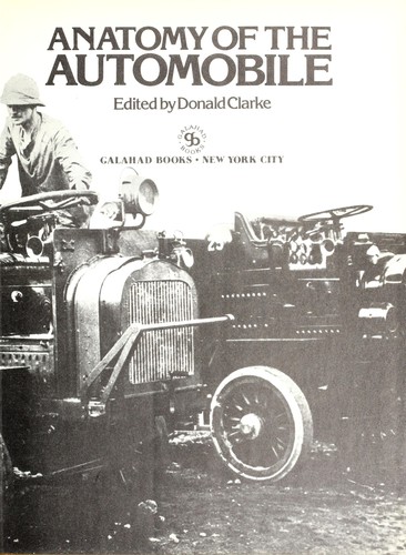 Cover for Anatomy of the automobile