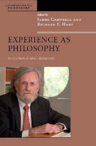 Cover for Experience As Philosophy