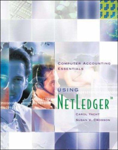 Cover for Computer Accounting Essentials Using Netledger