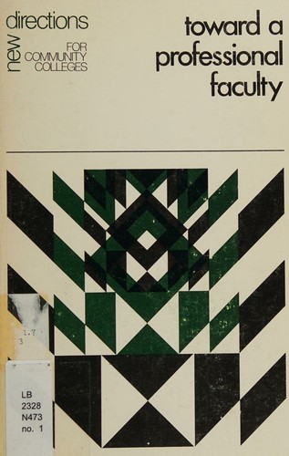 Cover for Toward a professional faculty.