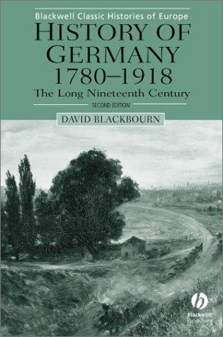 Cover for History of Germany, 1780-1918