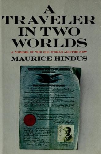 Cover for A traveler in two worlds.