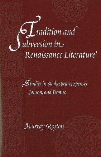 Cover for Tradition and subversion in Renaissance literature