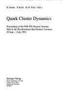 Cover for Quark Cluster Dynamics