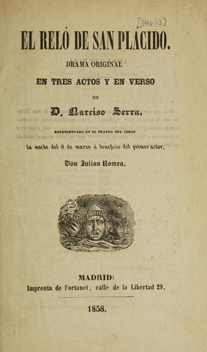 Cover for El reló de San Plácido