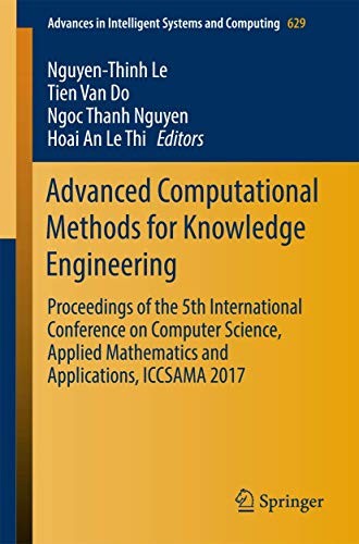 Cover for Advanced Computational Methods for Knowledge Engineering