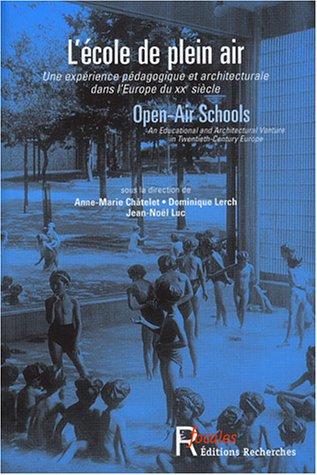 Cover for L' école de plein air