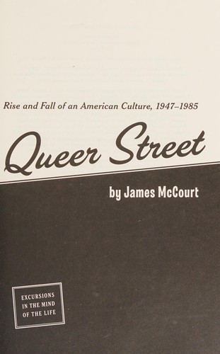 Cover for Queer street