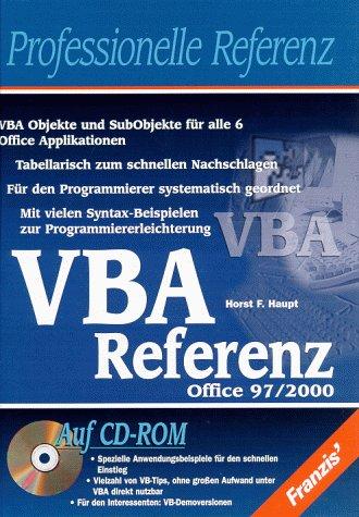 Cover for VBA-Referenz. Office 97/2000.