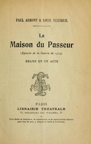 Cover for maison du passeur, épisode de la Guerre de 1914