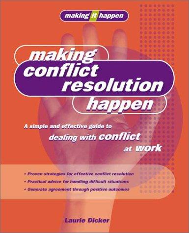 Cover for Making Conflict Resolution Happen
