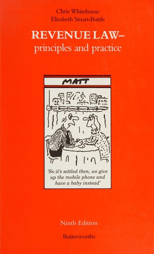 Cover for Revenue Law - Principles and Practice