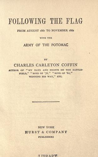 Cover for Following the flag.
