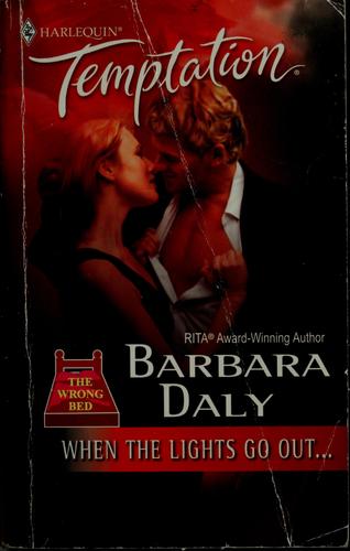 Cover for When the lights go out ...