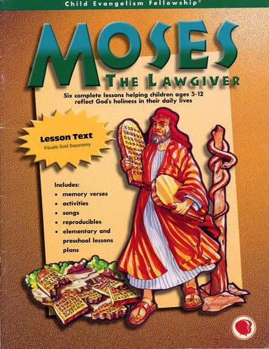 Cover for Moses: the lawgiver flashcard