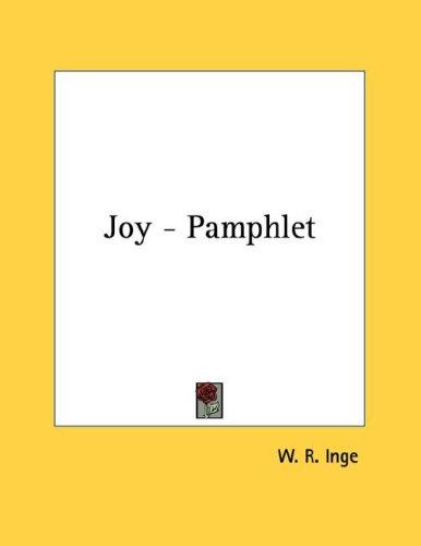 Cover for Joy - Pamphlet